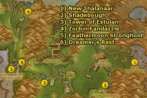 You'll start at New Thalanaar after your flight. 